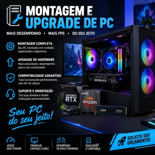 Montagem, conserto e upgrade de PC