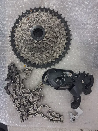 Kit mtb 11 velocidades, cassete, corrente e cambio