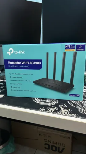 Roteador Gigabit TP-Link Archer C80 Wireless AC1900 Dual Band 2.4/5 GHz
