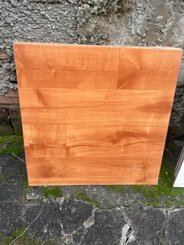 2 cerâmicas 50x50 estilo madeira - sobra de obra