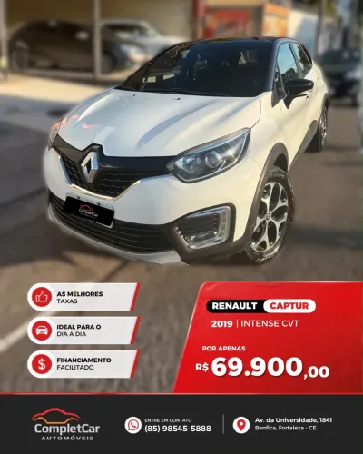 Renault Captur Intense 1.6 16V Flex 5P Aut. 2019