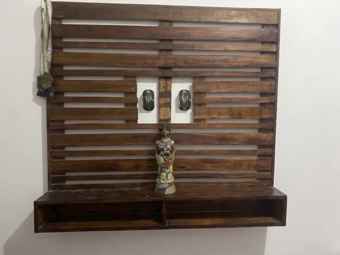 Painel de Tv em palete