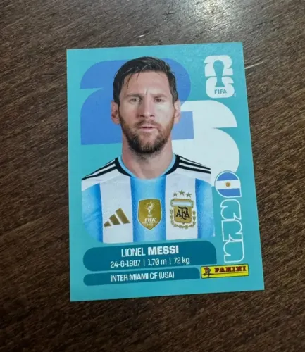 Figurinha da copa 2026