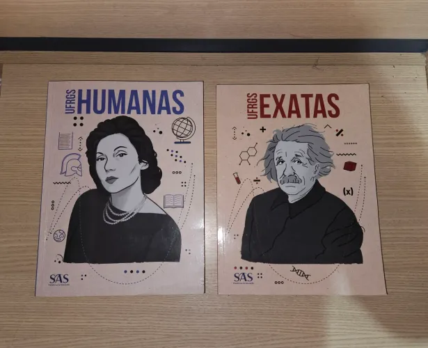 Livros Sas de vestibular UFRGS. Humanas e exatas