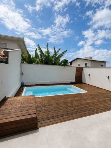 Casa 2 - Aluguel Casa Piscina Praia da Pinheira (Ens.) - Ponta Papagaio Guarda do Embaú