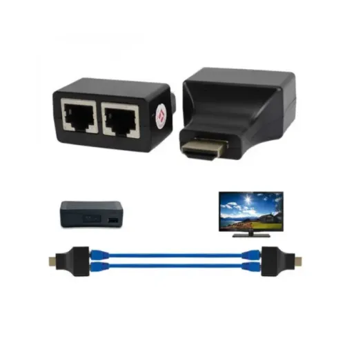 Extensor HDMI para Cabo de Rede