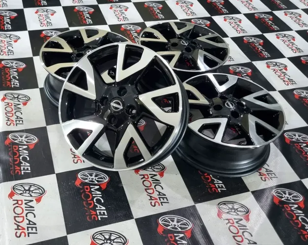 Jogo de rodas aro 16 Nissan Kicks Versa 4x100 Originais Zeradas 