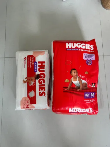 Fralda Huggies M - Troco por G