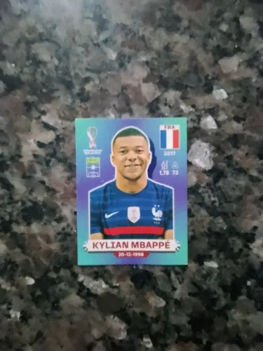 Figurinha Kylian Mbappé Copa 2022 França Original FRA 19