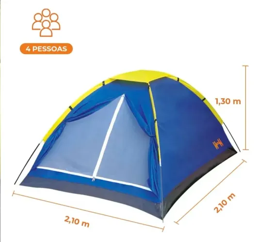 Barraca camping 4 lugares