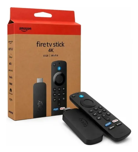 Amazon Fire Tv Stick 4k com 8GB de Armazenamento e Wi-fi 6 Lacrado