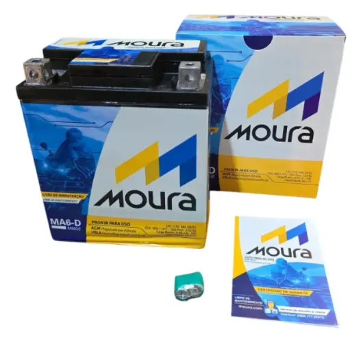 Bateria Moura Para Moto 5 e 6 amperes