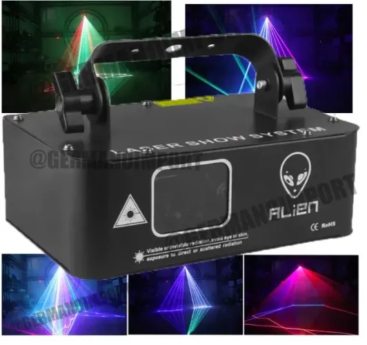 Laser Profissional RGB 500mw - NOVO, Lacrado! Ideal para DJs, Eventos e Baladas