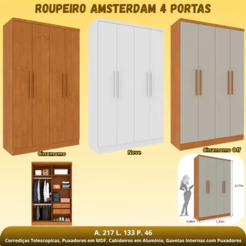ROUPEIRO AMSTERDAM 4 PORTAS