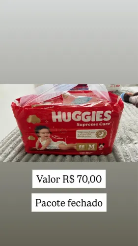 Fraldas Huggies Tamanho M
