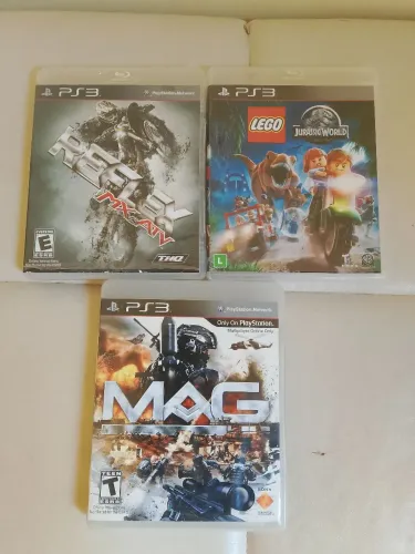 3 Jogos PS3 Original  (Lego, MAG e Reflex )