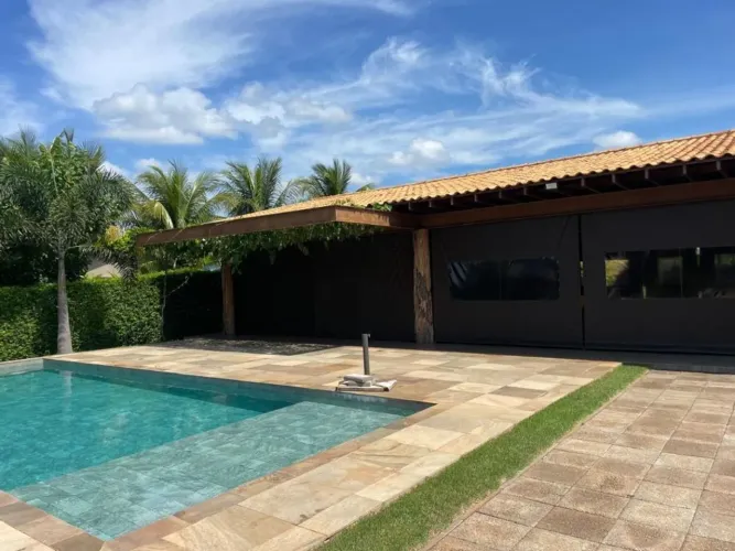 Rancho com 4 dormitórios à venda, 570 m² por R$ 3.500.000,00 - Condomínio Enseada Azul II