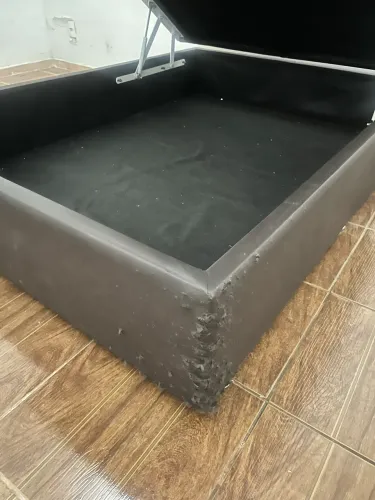 Cama baú casal ortobom
