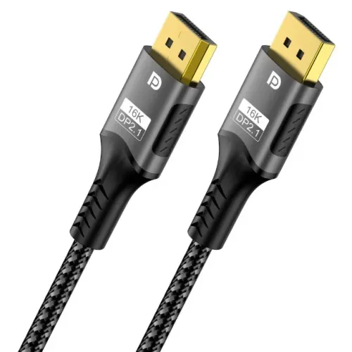 Cabo DP (Display Port) 4K@120Hz 80Gbps 2.1 HDR (1mt) - Entrega grátis toda JP