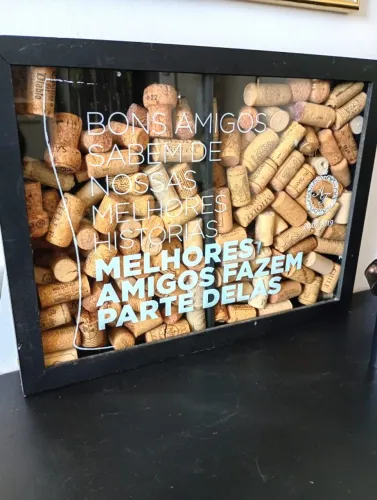 PORTA ROLHA DE VINHO PARA DECORAÇÃO