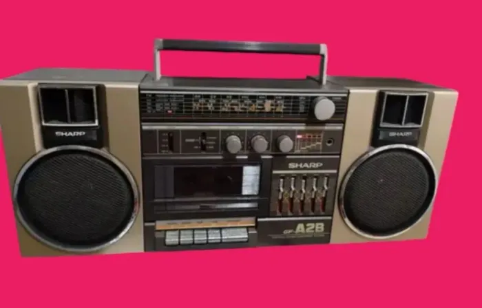 Rádio Sharp gravador