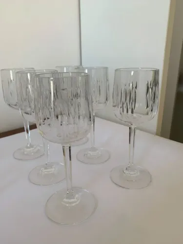 TAÇAS VINHO CRISTAL