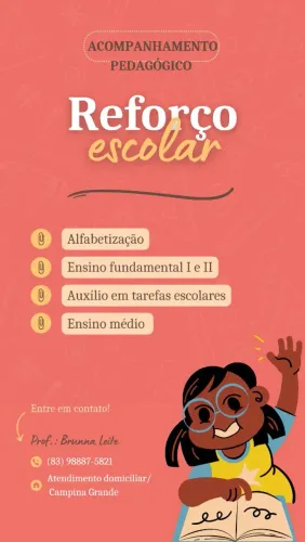 REFORÇO ESCOLAR - CAMPINA GRANDE