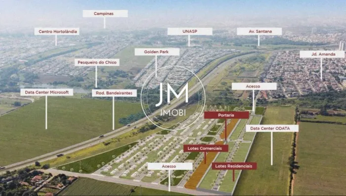 Loteamento fechado de terrenos em Hortolândia. Com entrada mínima de 5% em até 3 parcelas!