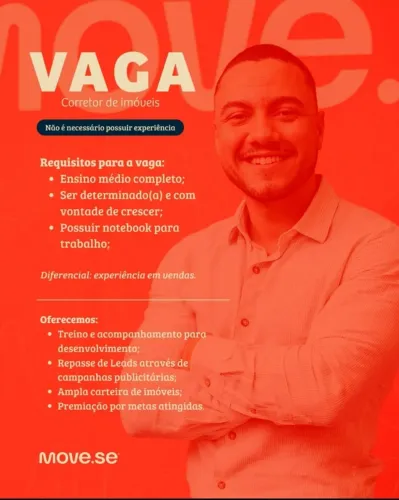 OPORTUNIDADE PARA VENDEDOR(A) S/ EXPÊRIENCIA