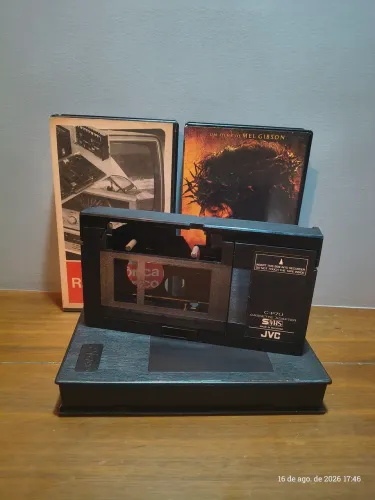 Vhs fitas e 1 Vhs Jvc adaptador