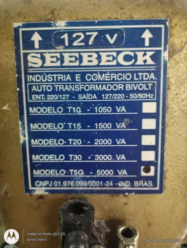 Transformador bivolt 127/220