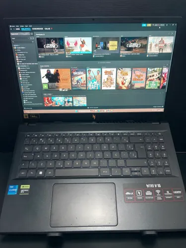 Notebook Gamer Nitro V15,Intel i7, 24GB RAM, DDR5, RTX 3050, 512GB SSD, 144Hz, Win 11