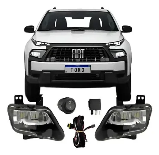 Kit Farol Milha Neblina Toro De Led 2026