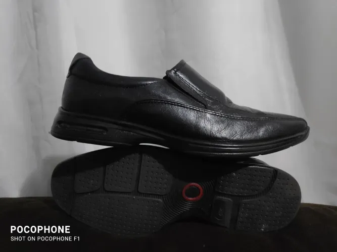 Sapato Masculino Democrata Air Preto N°40