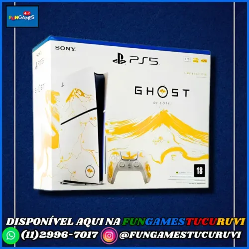PS5 SLIM GHOST OF Y?TEI : EDIÇÂO DE COLECIONADOR