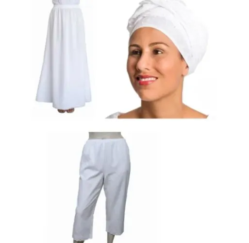 ROUPA UMBANDA SAIA, CALÇA E PANO DE CABECA APENAS 80 FAÇO ENTREGA
