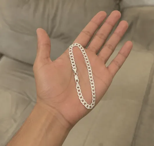 Pulseira escamada 5 mm ( italiana )