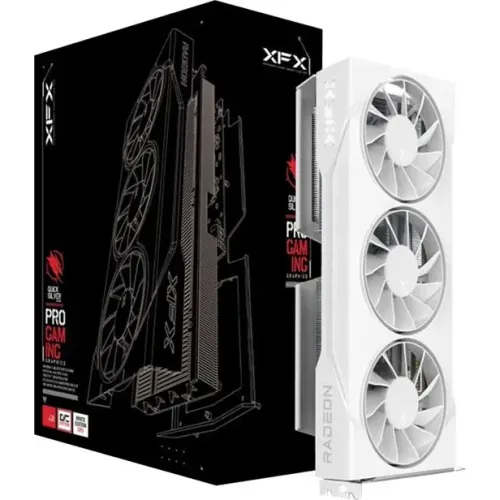 Placa de Vídeo XFX Swift Radeon RX9060 XT OC White 16GB GDDR6 PCI-Express NOVO lacrado