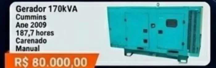 Grupo Gerador 170kva