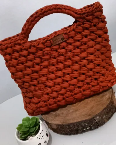 Bolsas de crochê