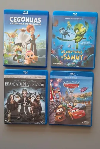 Blu-rays/Novos - Vários gêneros: qualidade máxima de imagem e som (unidade)