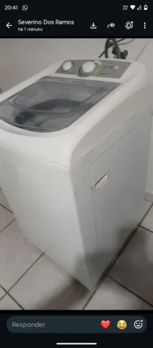 Máquina de lavar 8kg com garantia de 3 meses e frente