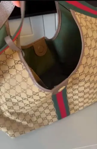 Clássico cheio de estilo bolsa Gucci grande