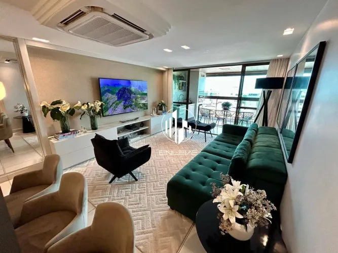 Apartamento porteira fechada com 04 suítes em Camboinha