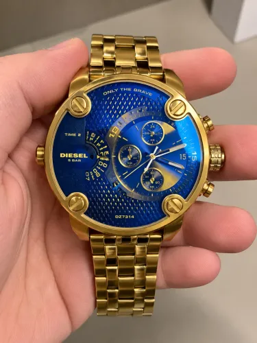 Diesel DZ7347 (dourado/azul - Mr. Daddy)