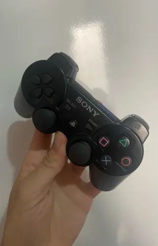 Controle Preto PlayStation 3 funcionando 100%