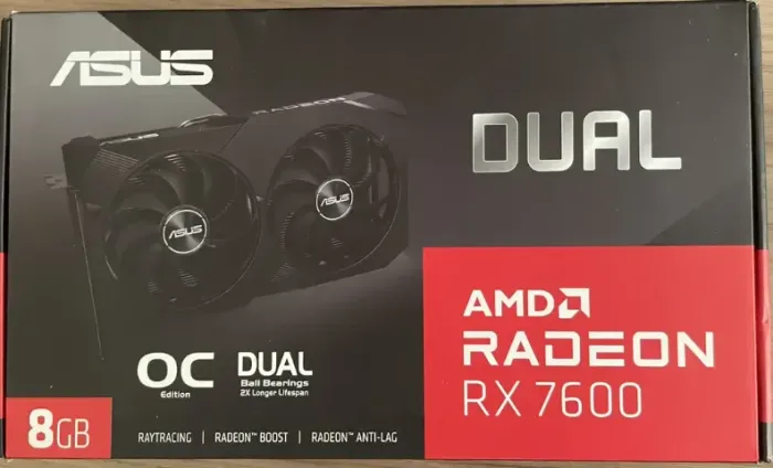 Placa de Vídeo ASUS Dual Radeon RX 7600 OC 8GB - Troco por PS5 ou Xbox Series S