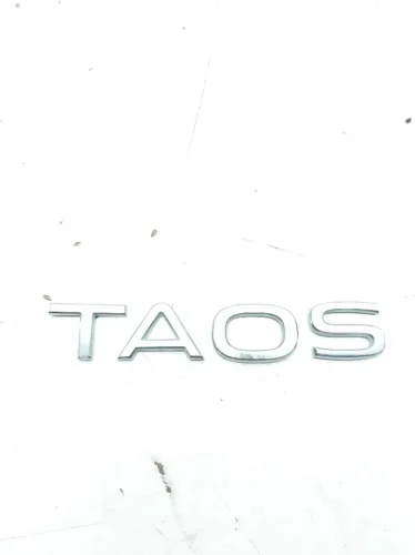Emblema Tampa Traseira Vw Taos Tsi 1.4 2021 2022