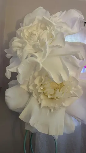 Flor gigante para decoração. 