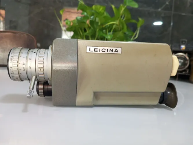 Camera Leica leicina 8S lente zoom Angenieux 